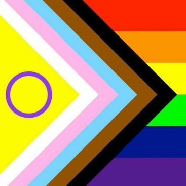 The intersex-inclusive progress pride flag.